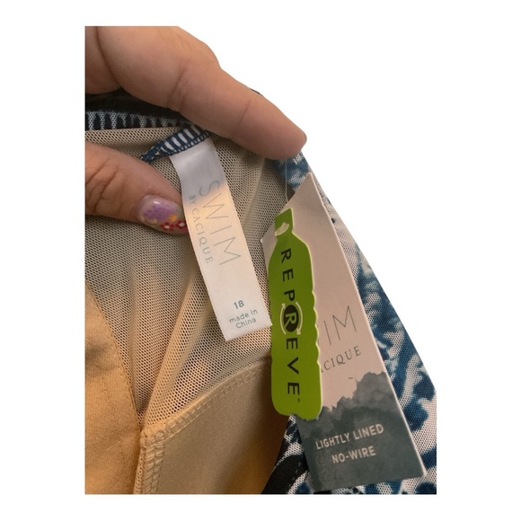 Women’s Swim By Cacique one piece swimsuit, size 18 - Picture 5 of 5